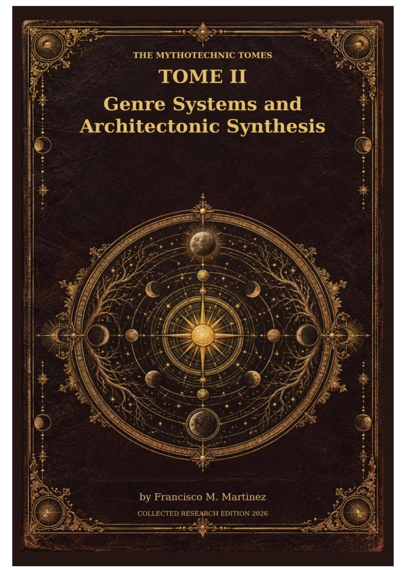 Cover of The Mythotechnic Tomes: Tome II: Genre Systems and Architectonic Synthesis by Francisco M. Martinez