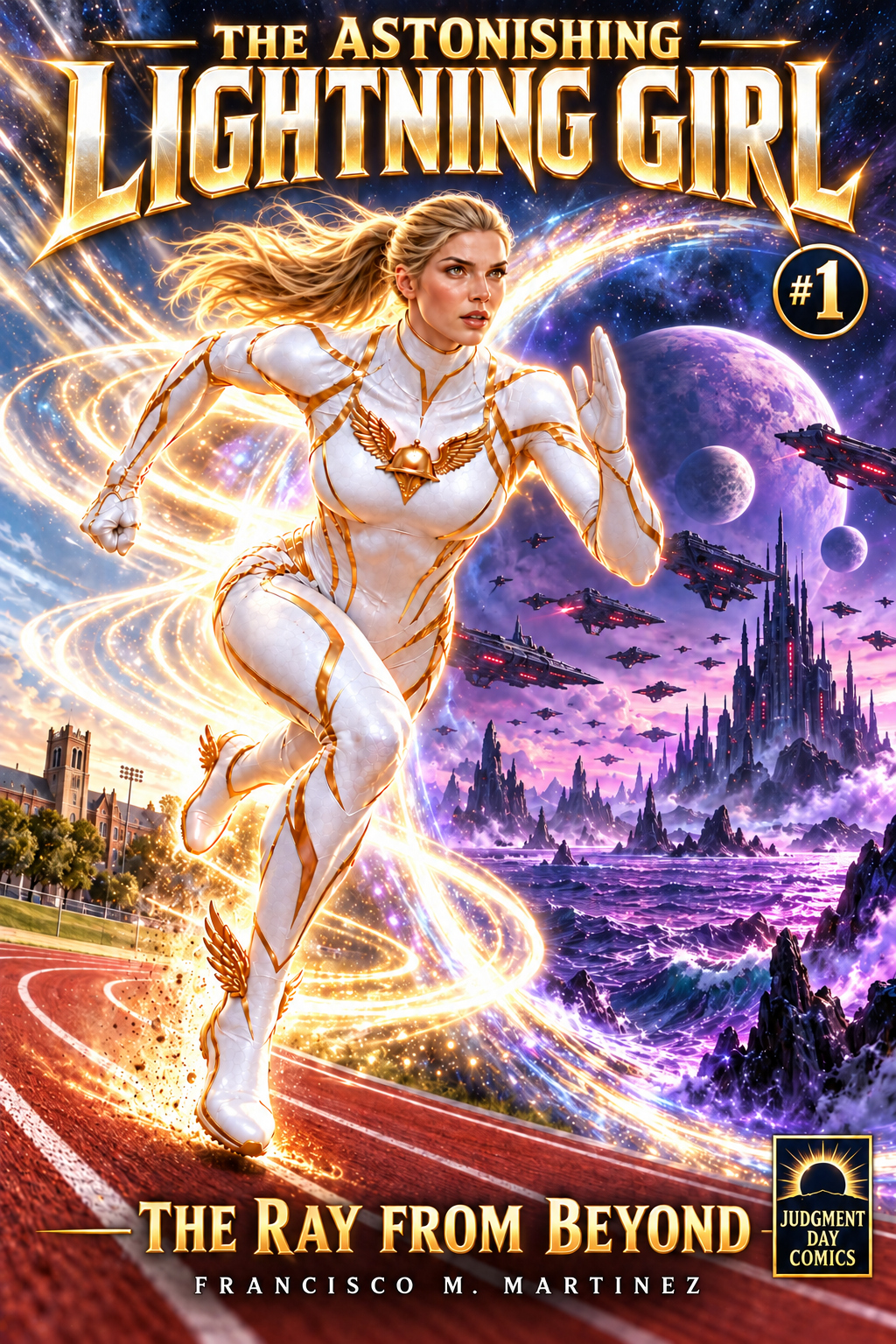 Cover of The Astonishing Lightning Girl #1: The Ray From Beyond