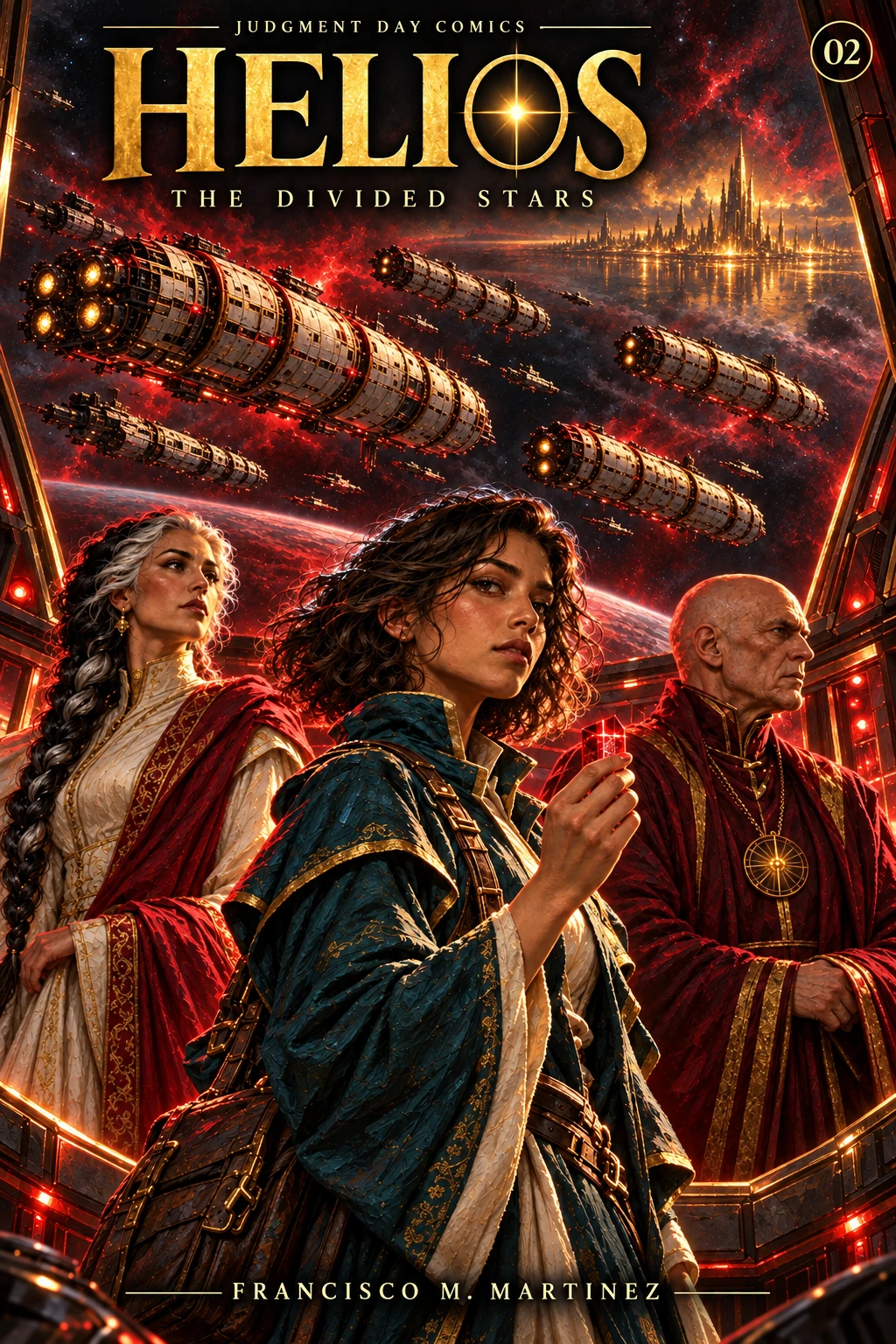 Cover of HELIOS #2: The Divided Stars