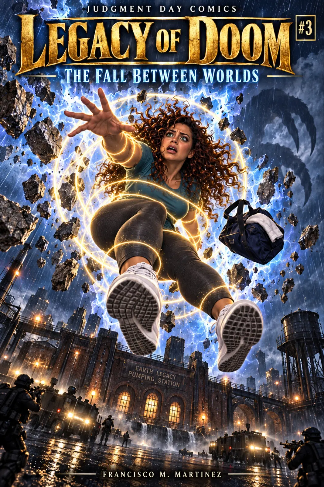Cover of Legacy of Doom #3: The Fall Between Worlds