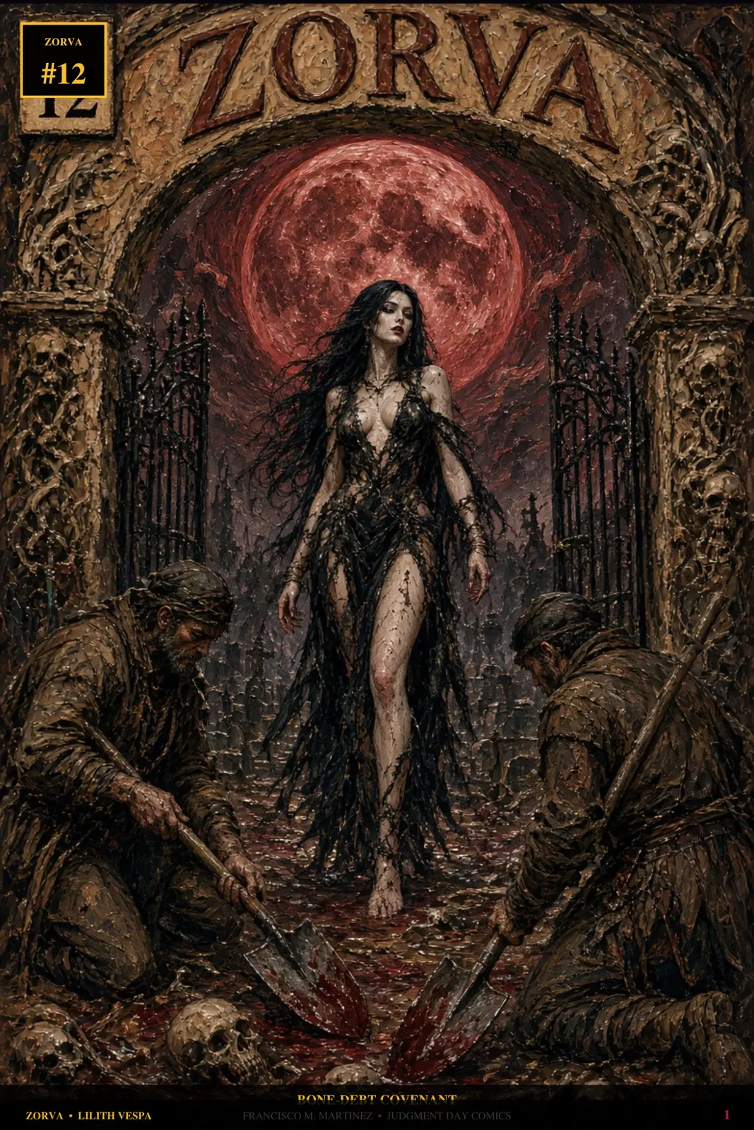 Cover of ZORVA #12: Lilith Vespa — Bone Garden