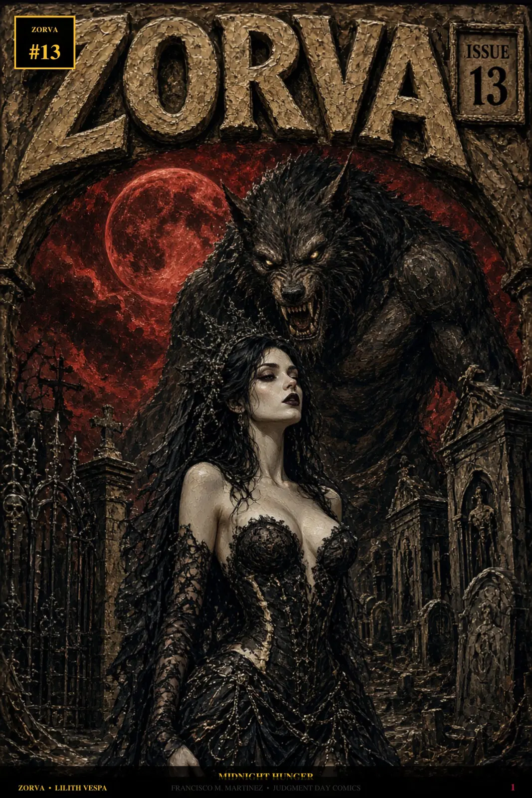 Cover of ZORVA #13: Lilith Vespa — Midnight Hunger