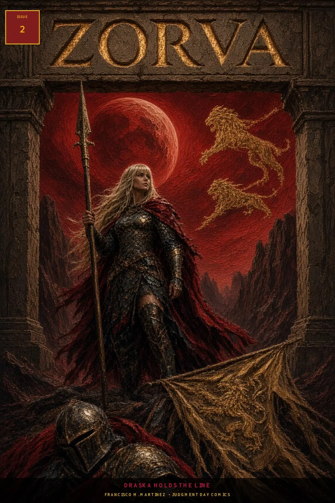 Cover of ZORVA issue 2: Draska Holds the Line