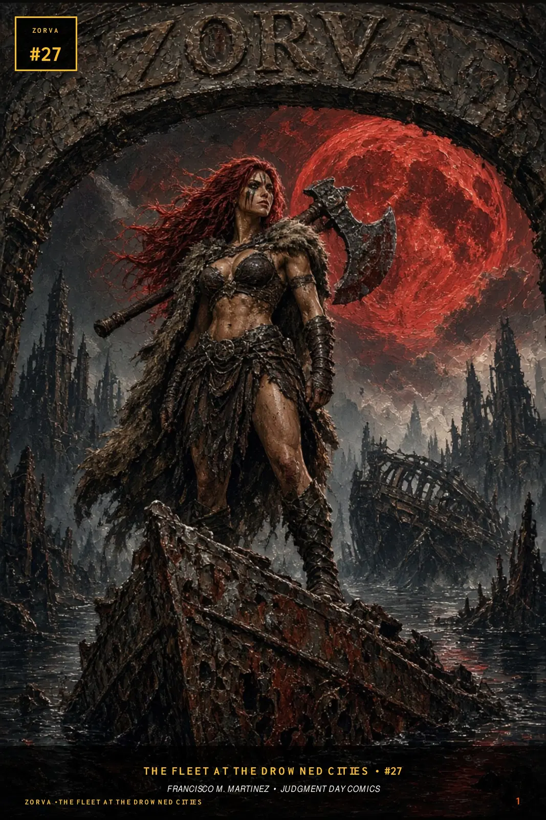 Cover of ZORVA issue 27: The Fleet at the Drowned Cities