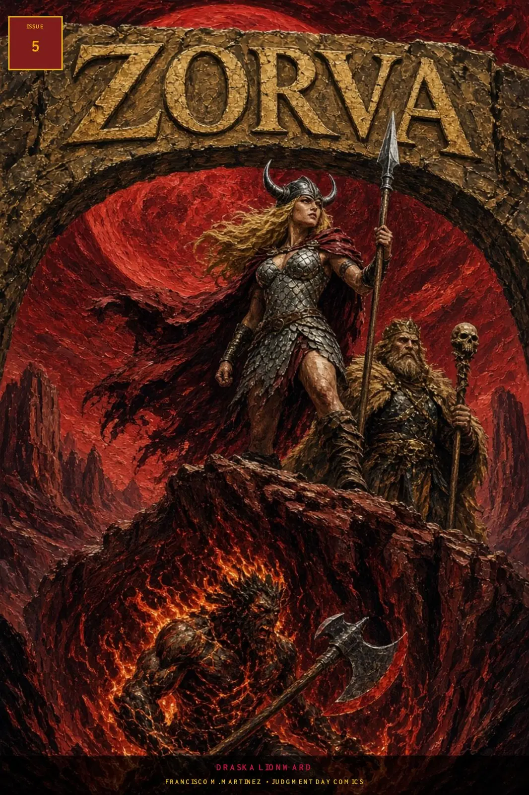 Cover of ZORVA issue 5: Draska Lionward