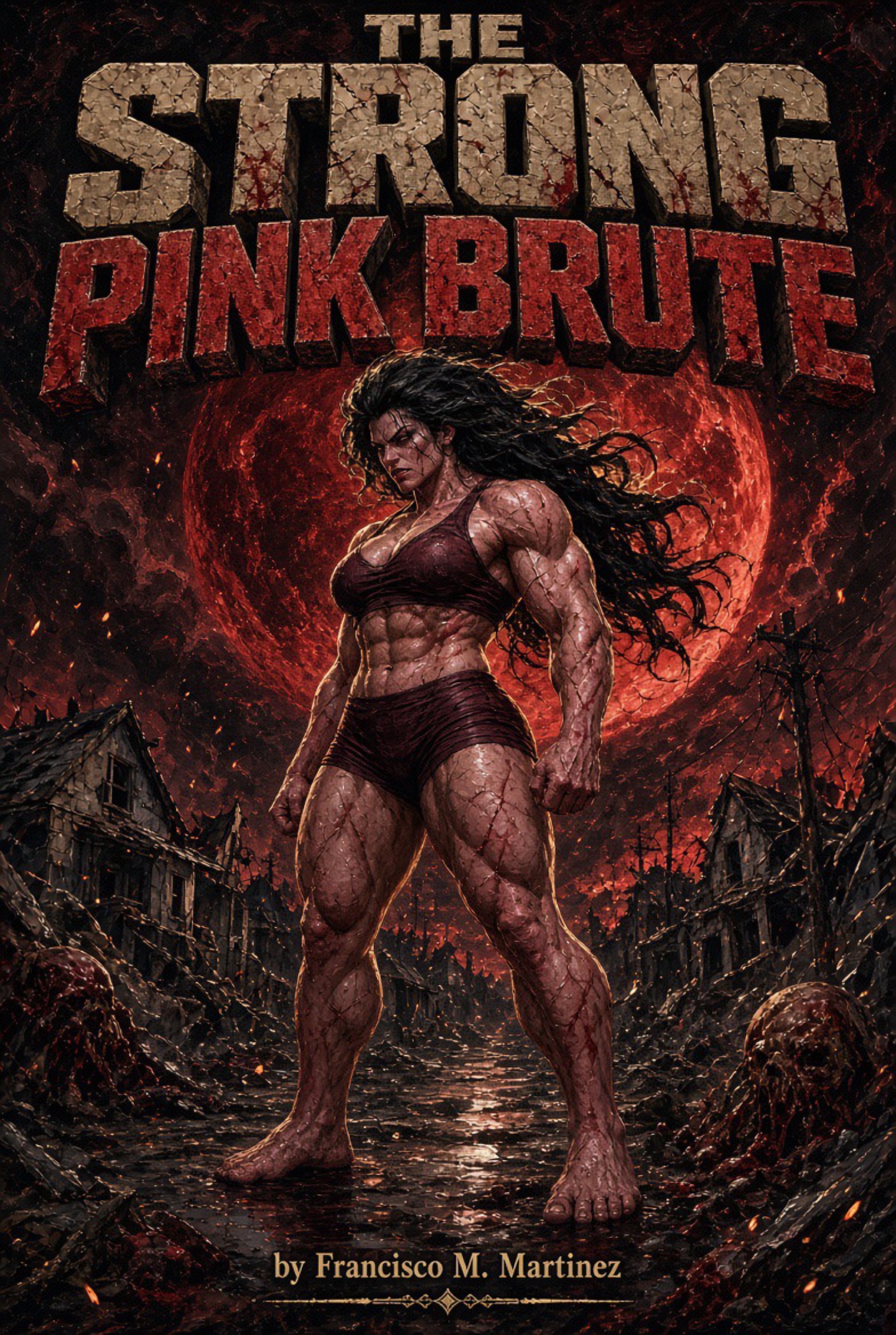 Cover of The Strong Pink Brute by Francisco M. Martinez