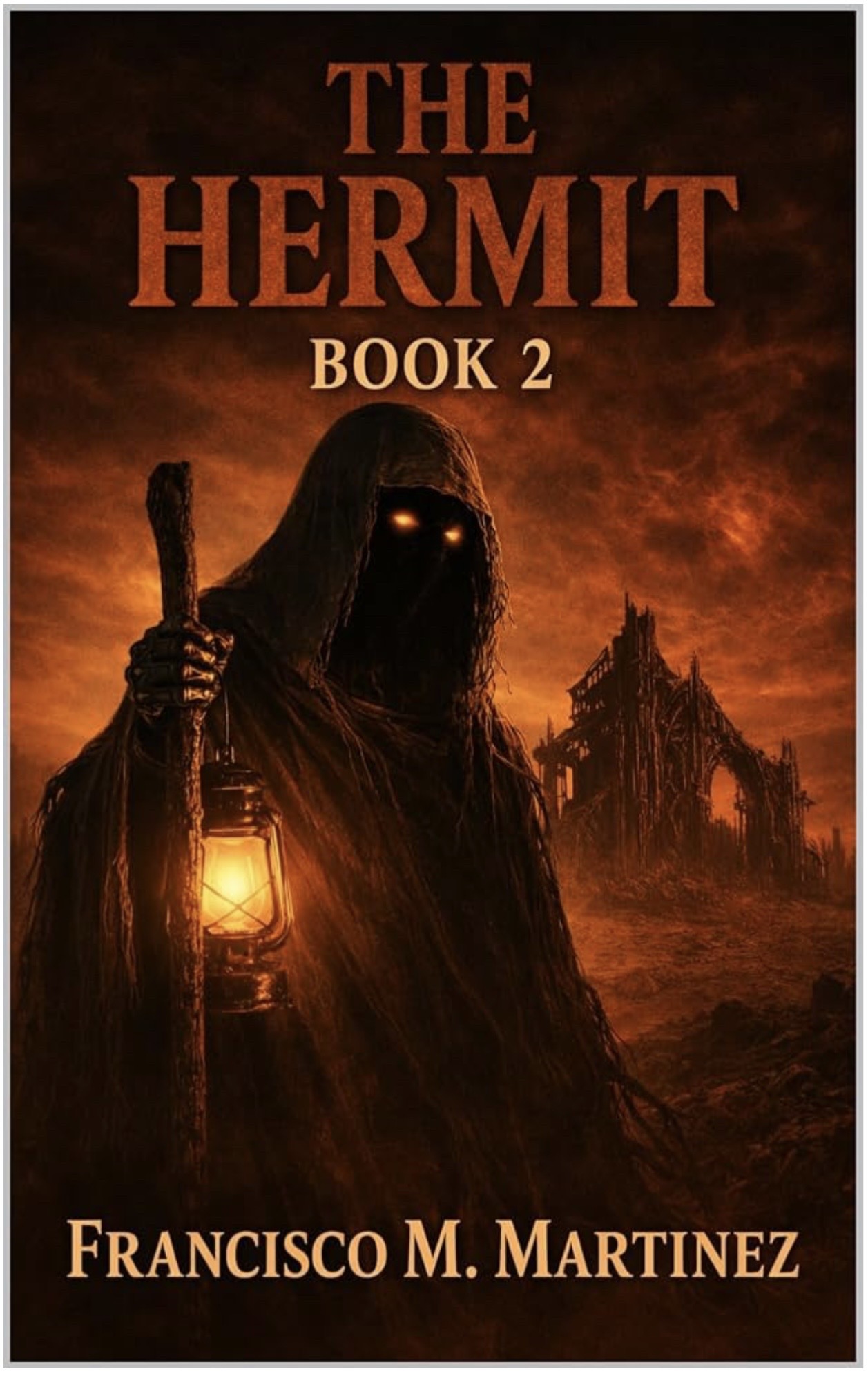 Cover of The Hermit Book 2: Echoes of Eden by Francisco M. Martinez