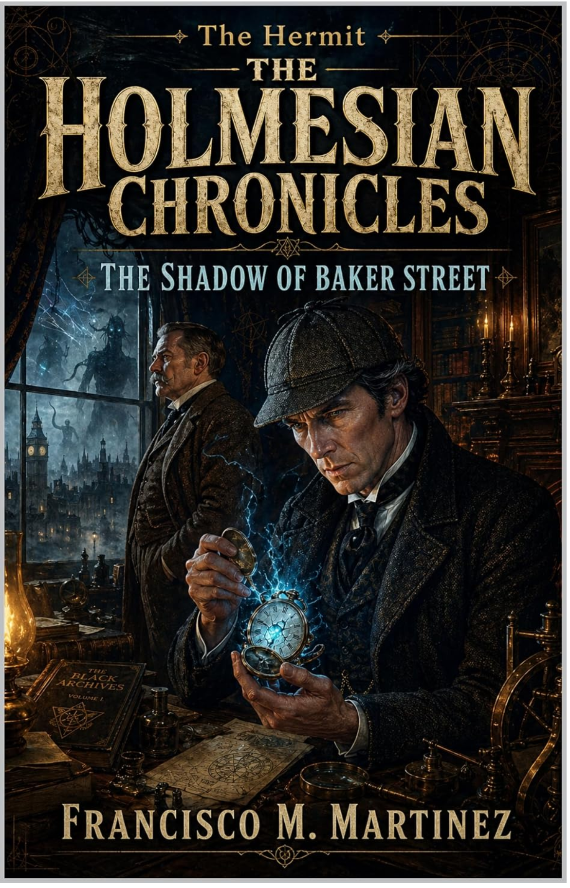 Cover of The Hermit: The Holmesian Chronicles: The Shadow of Baker Street by Francisco M. Martinez