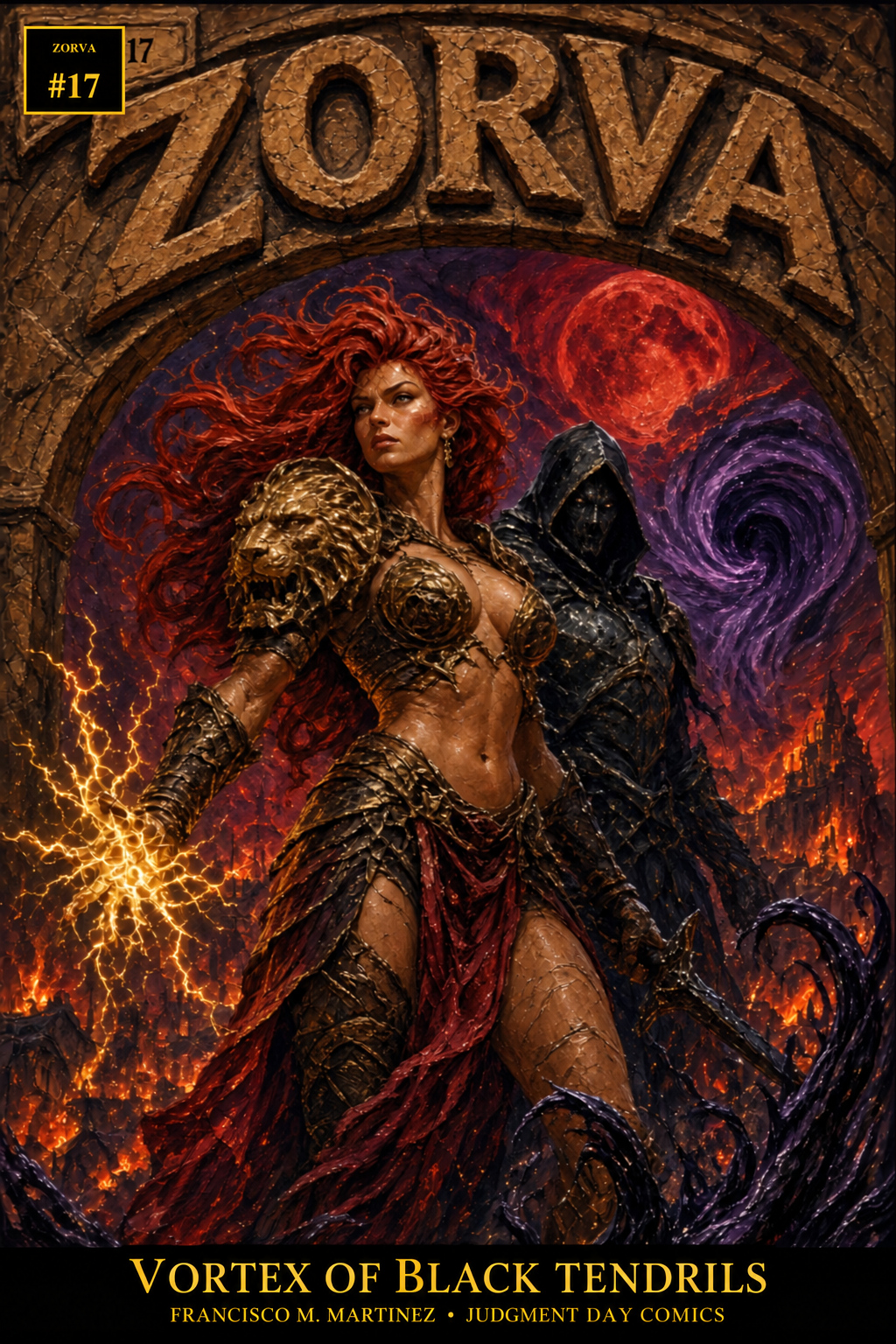 Cover of ZORVA #17: Vortex of Black Tendrils